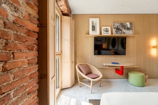Detail of Deluxe Twin Room with separate beds – Hotel Milu Milan