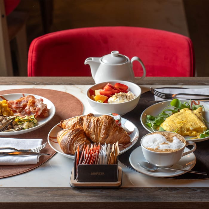 Sweet and savory breakfast detail – Hotel Milu Milano